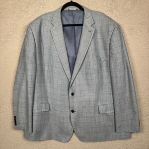 Ralph Lauren Blazer Mens 52R Gray‎ Silk Wool Blend Old Money Heritage Preppy
